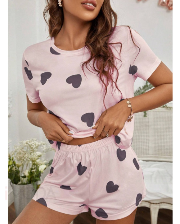 Ružové dvojdielne pyžamo-303300-20