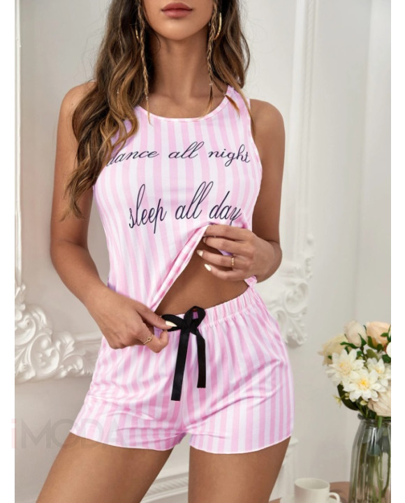Ružové dvojdielne pyžamo-303306-20
