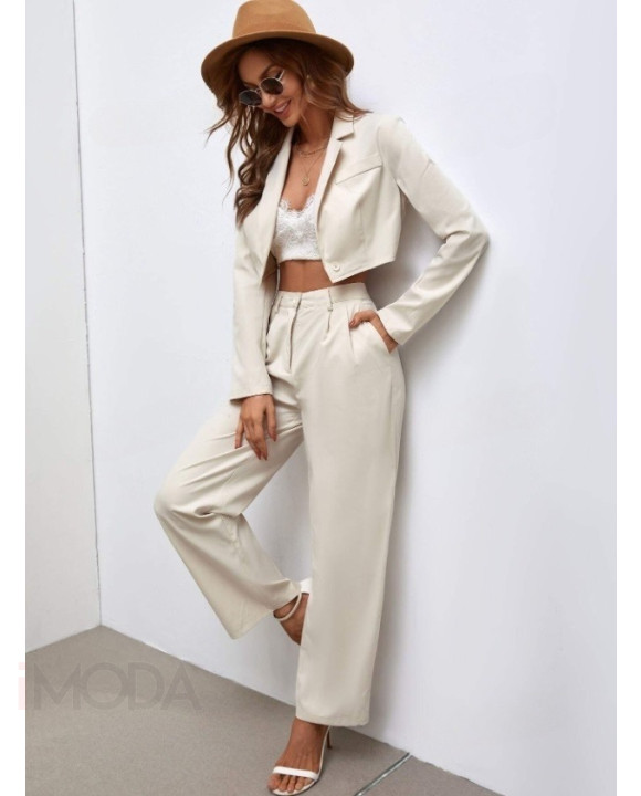 Béžový nohavicový komplet-309608-20