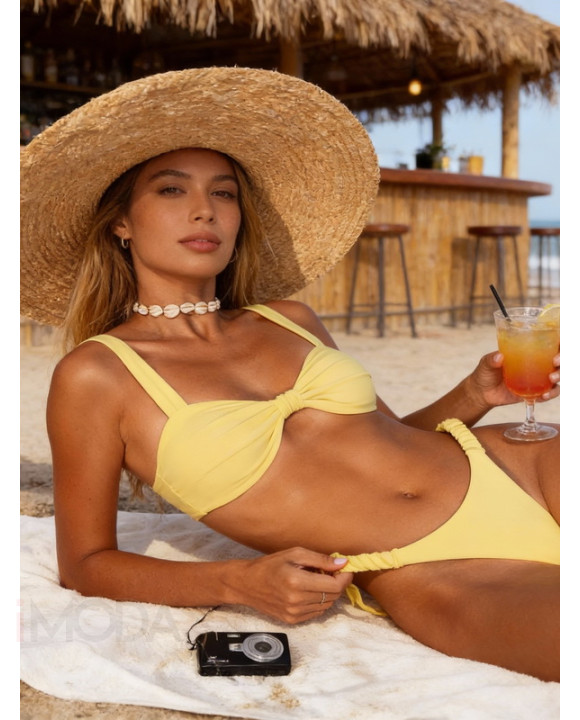 Žlté dvojdielne plavky-325422-20