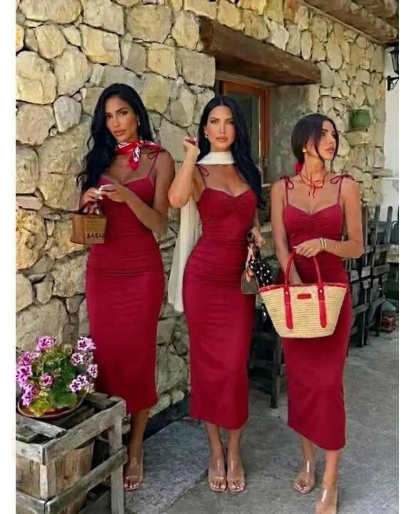 Červené šaty na ramienka-328335-20