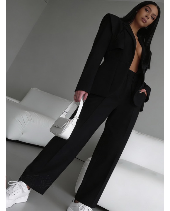 Čierny nohavicový komplet-325508-20