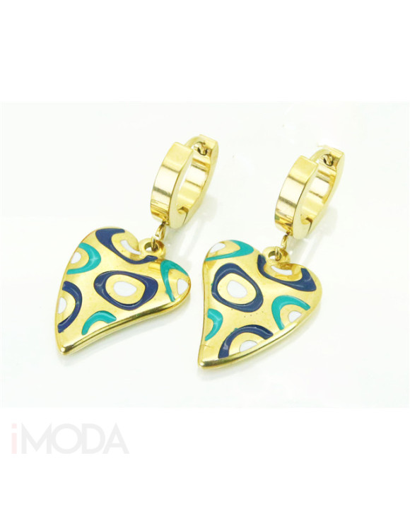 Dámske oceľové náušnice kvet-318042-20