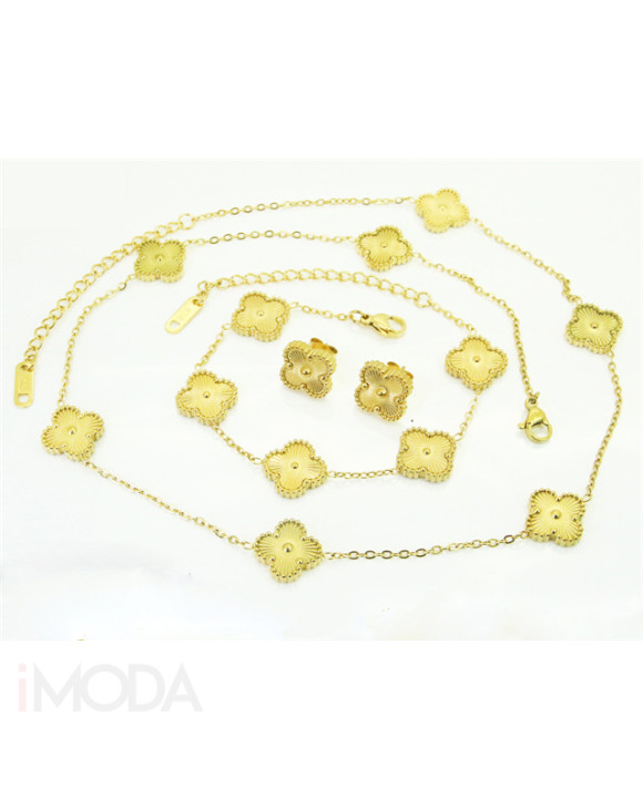 Dámska oceľová súprava kvetinka-318222-20