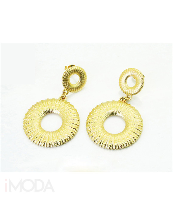 Dámske oceľové náušnice pozlátené-318025-20