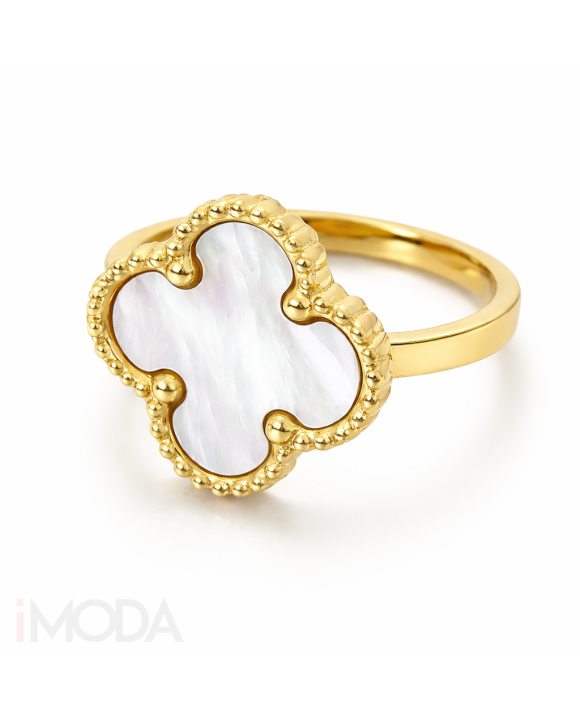 Oceľový prsteň biely-279464-20