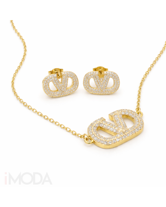 Dámsky trendy set s kryštálmi-318273-20