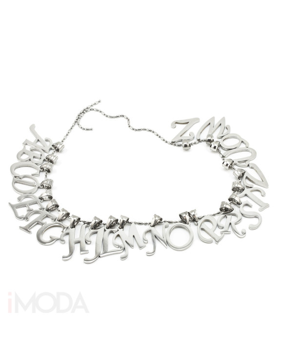 Oceľový prívesok písmeno