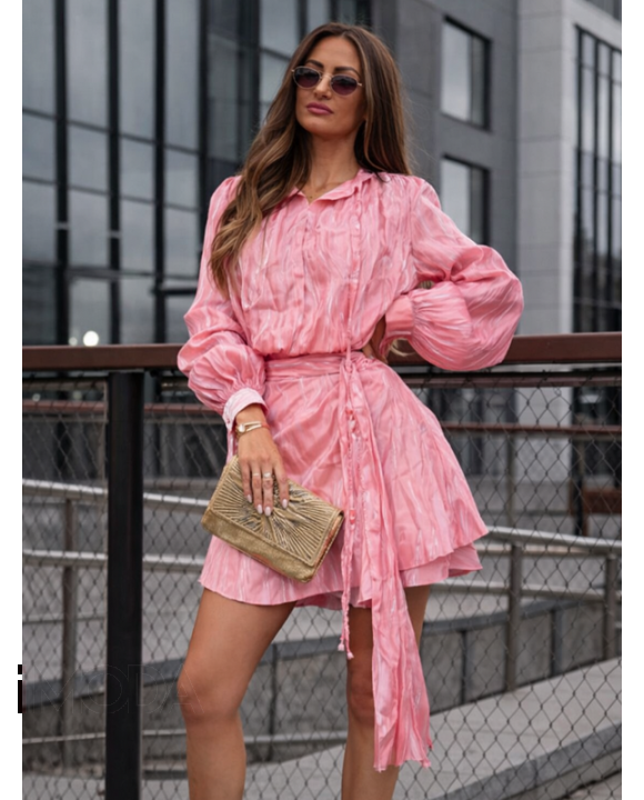 Marhuľové lesklé šaty-317961-20