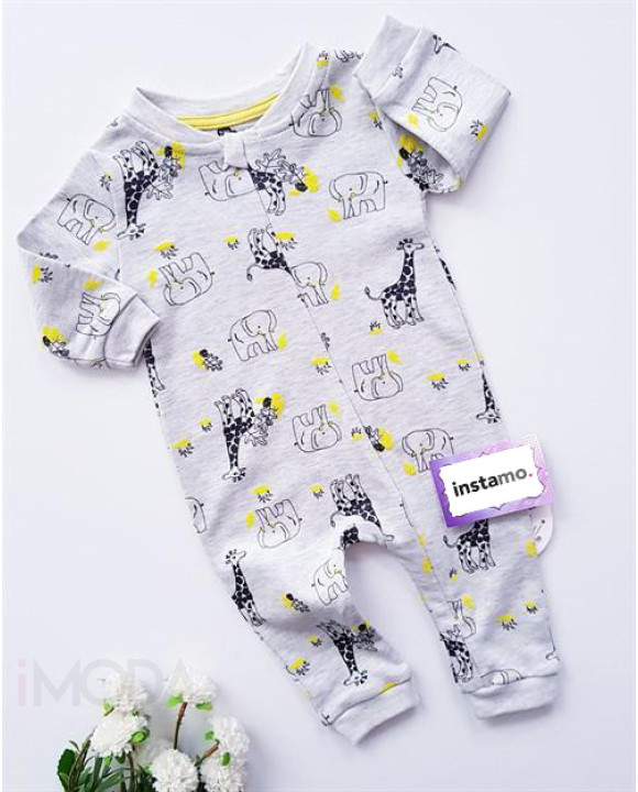 Sivý bavlnený overál-250000-20