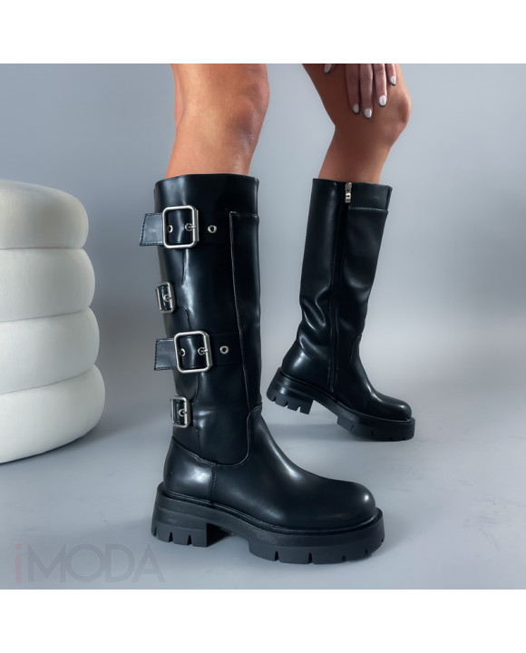 Čierne vysoké čižmy-313712-20