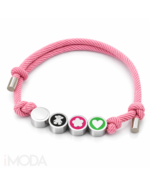 Dámsky oceľový náramok pletený-322007-20