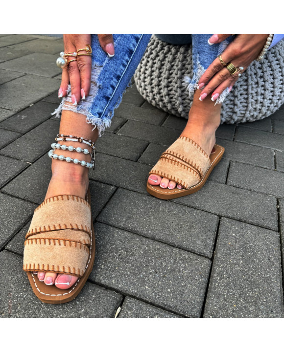 Hnedé šľapky-319266-20