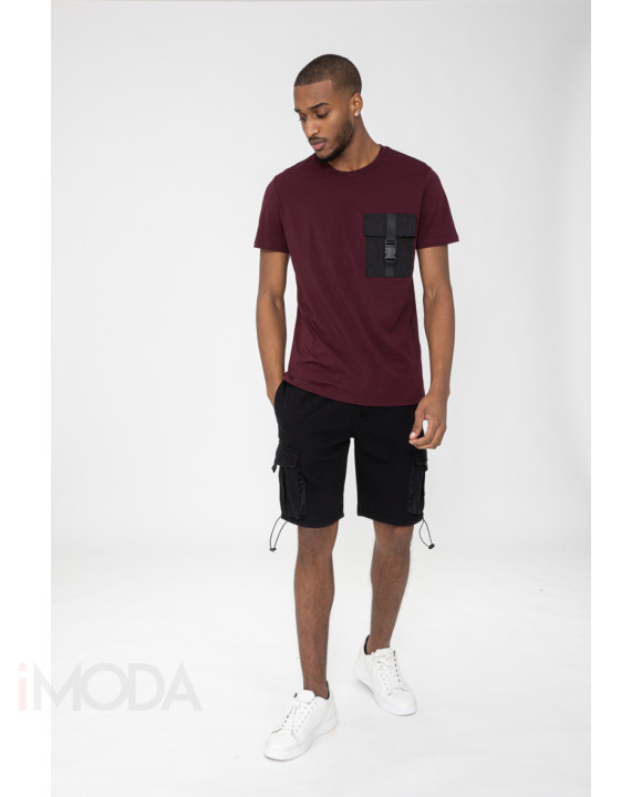 Bordové trendy tričko-245795-20