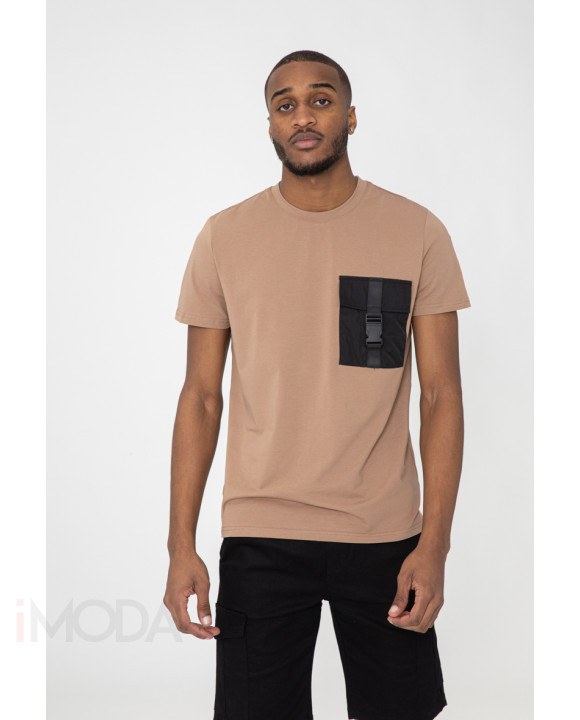 Hnedé trendy tričko-245800-20