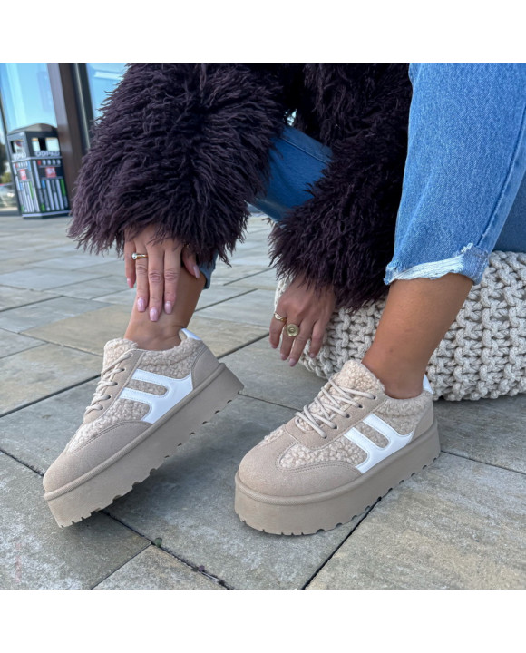 Hnedé teddy tenisky-323053-20