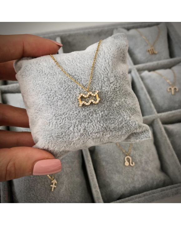 Dámsky oceľový náhrdelník Vodnár-291040-20