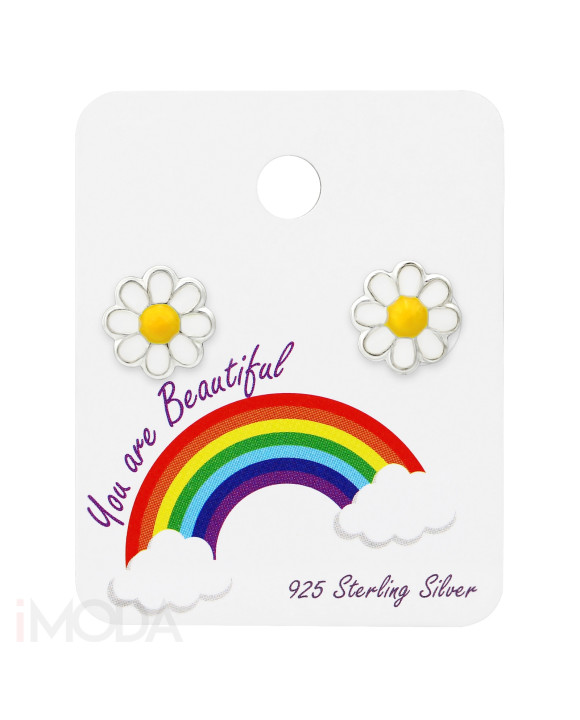 Detské strieborné náušnice