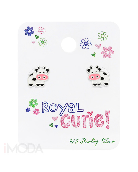 Strieborné náušnice KRAVA-294524-20