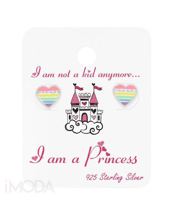 Strieborné náušnice SRDCE-294527-20