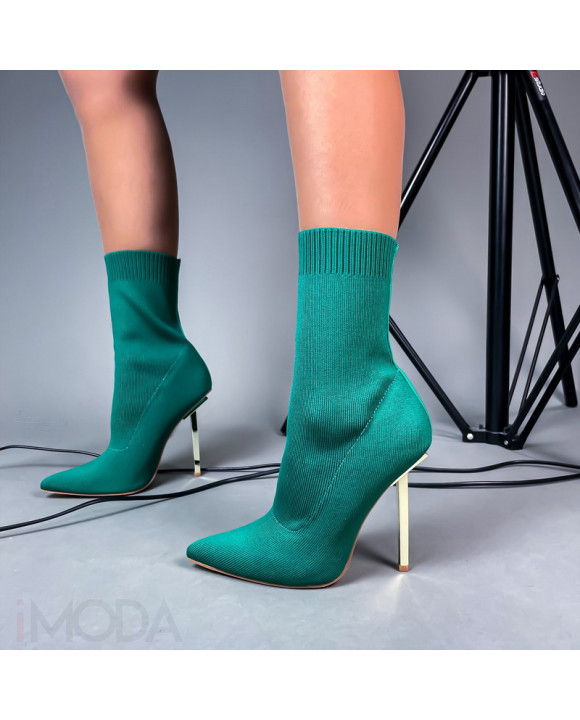 Zelené kotníkové čižmy-275555-20