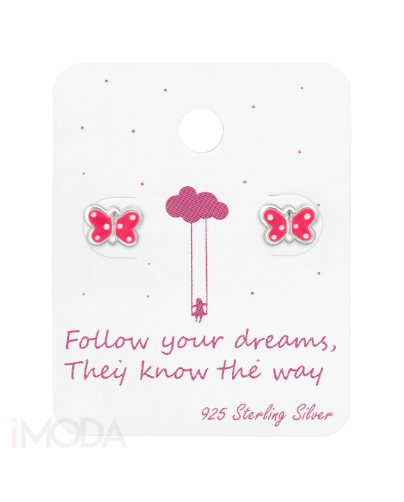 Detské strieborné náušnice