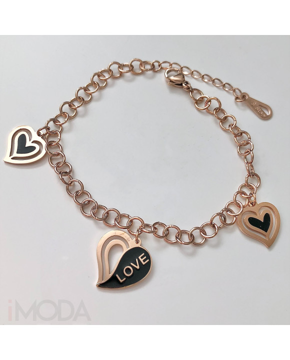 Dámsky oceľový náramok srdce-275865-20
