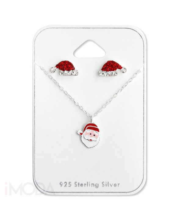 Detský vianočný strieborný set Mikuláš-222998-20