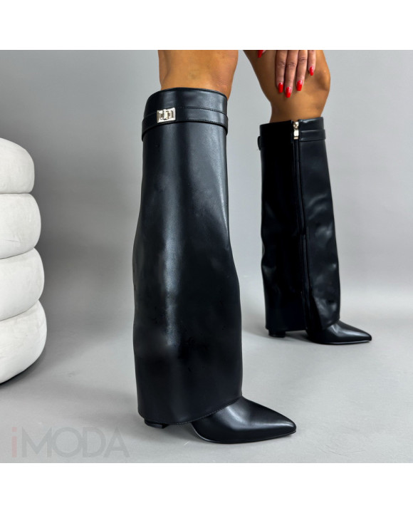 Čierne vysoké čižmy-289805-20