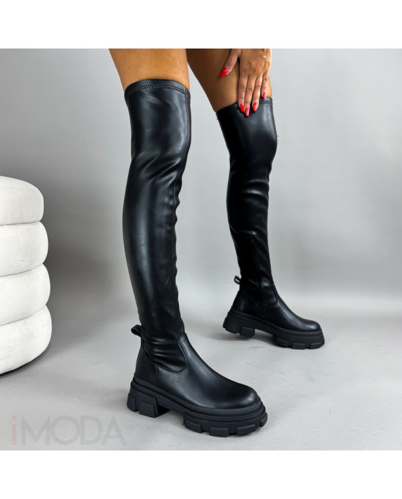 Čierne vysoké čižmy-310299-20