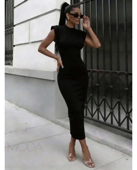 Čierne úpletové šaty-327119-20