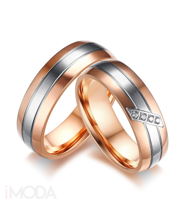 Pánska obrúčka Rosé Gold