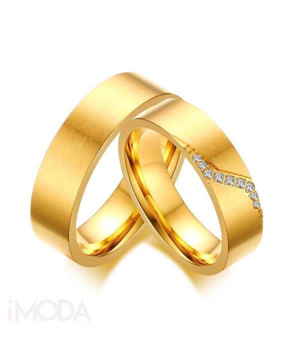 Pánska pozlátená obrúčka