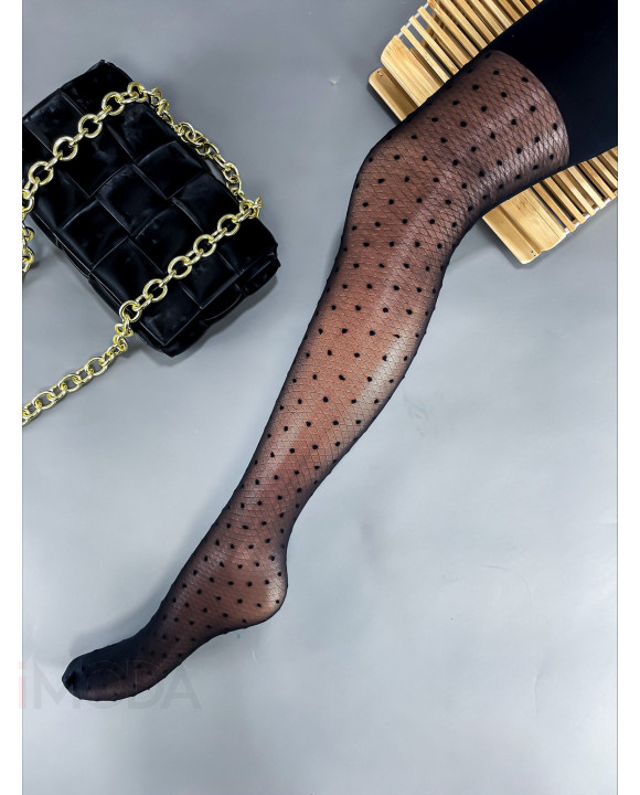 Čierne vzorované pančuchy-260129-20