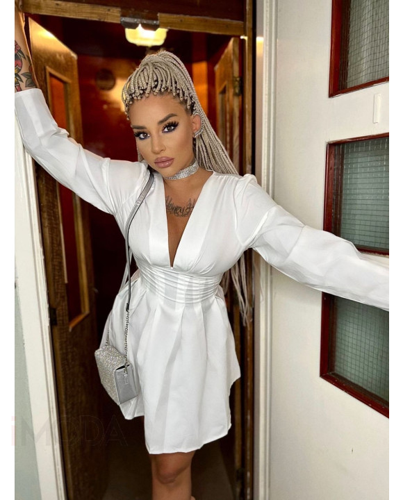 Biele šaty s dlhým rukávom-269425-20