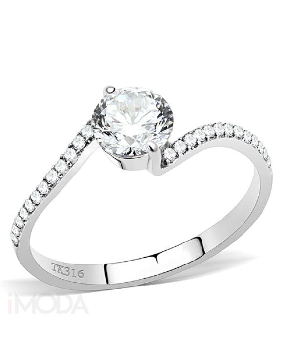 Dámsky oceľový prsteň