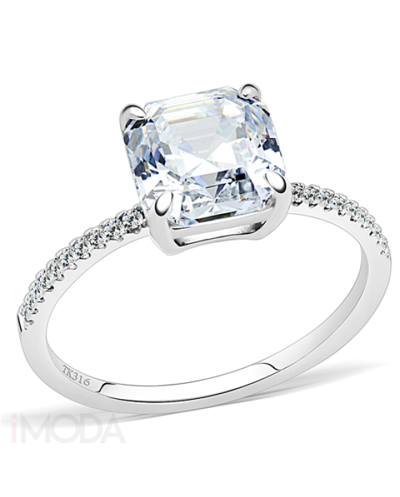 Dámsky oceľový prsteň  