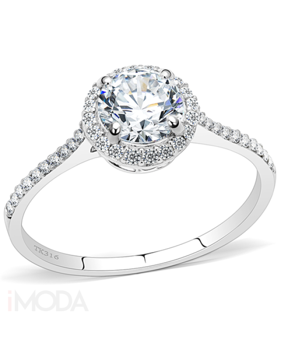 Dámsky oceľový prsteň