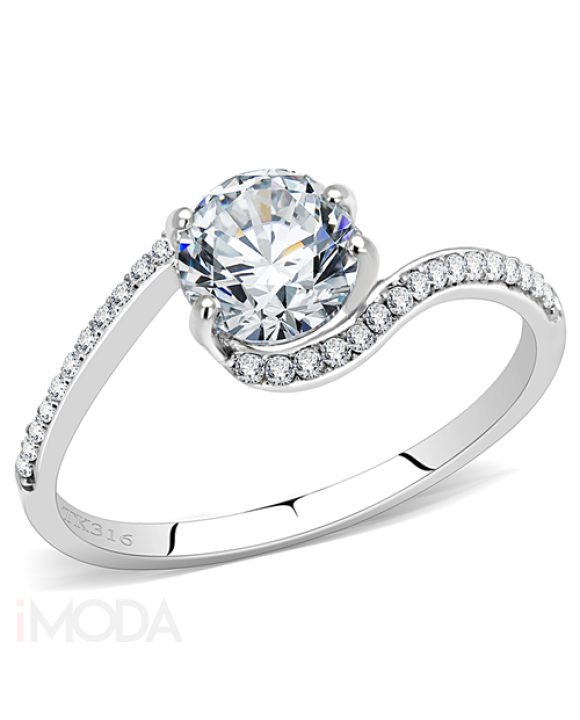 Dámsky oceľový prsteň 