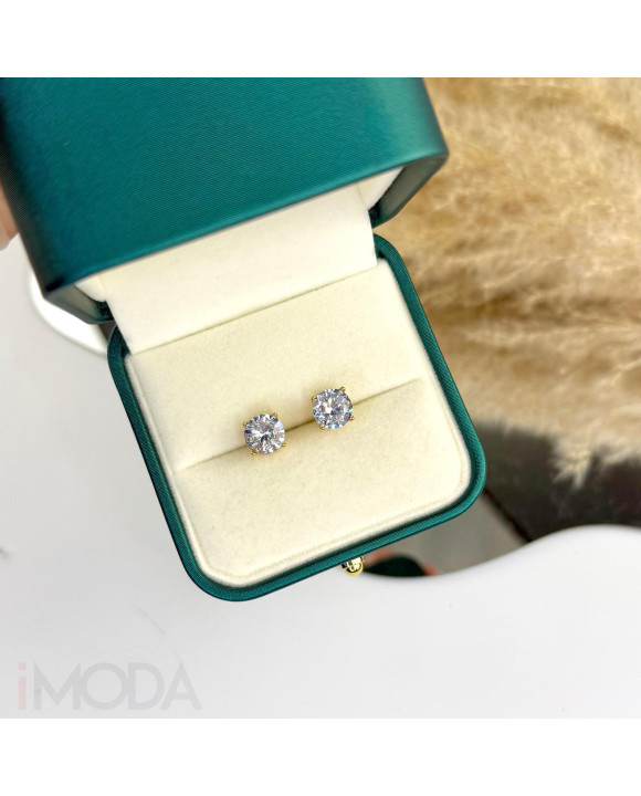 Oceľové náušnice s kryštálom-321525-20