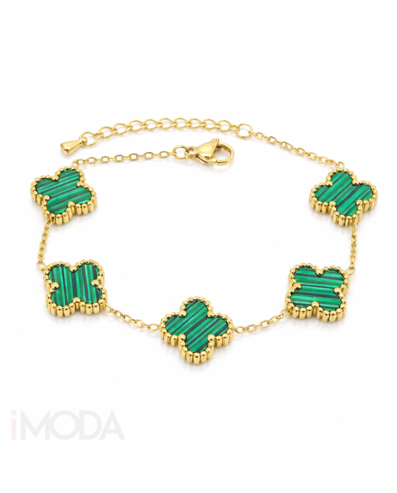 Dámsky oceľový náramok pozlátený Bianka-281885-20