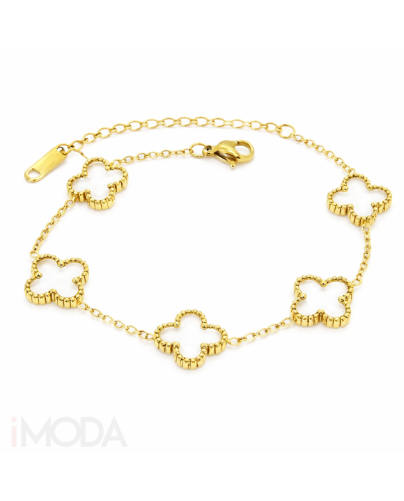 Dámsky oceľový náramok pozlátený Bianka-281884-20