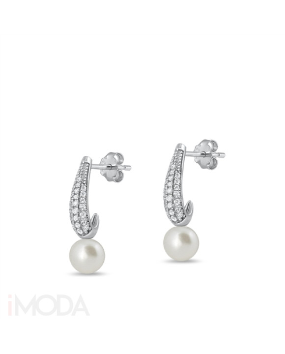 Strieborné náušnice perly-292934-20