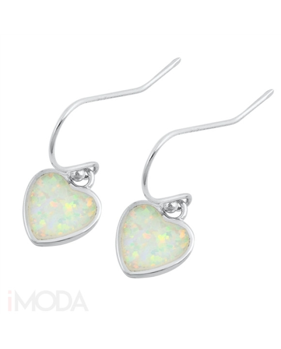 Dámske strieborné náušnice s opálom-181197-20