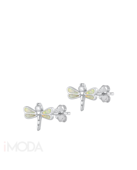 Strieborné náušnice vážka-292892-20