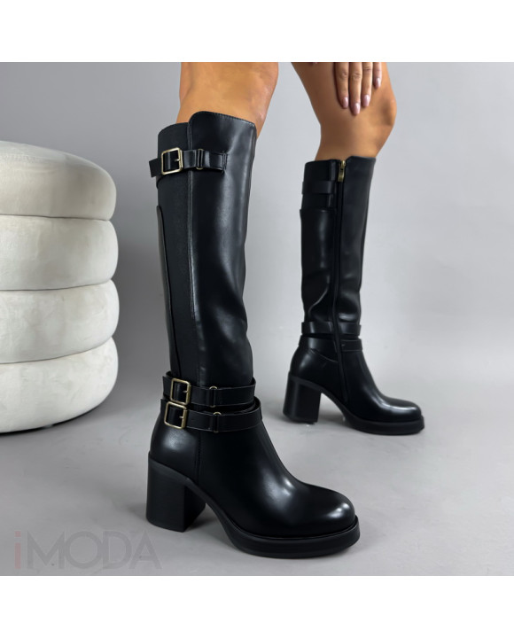 Čierne vysoké čižmy-322817-20