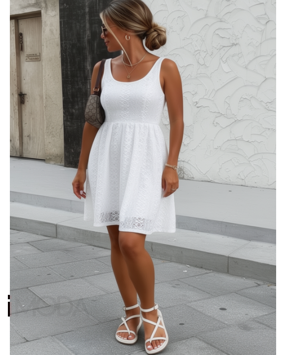 Biele vzorované šaty-325966-20