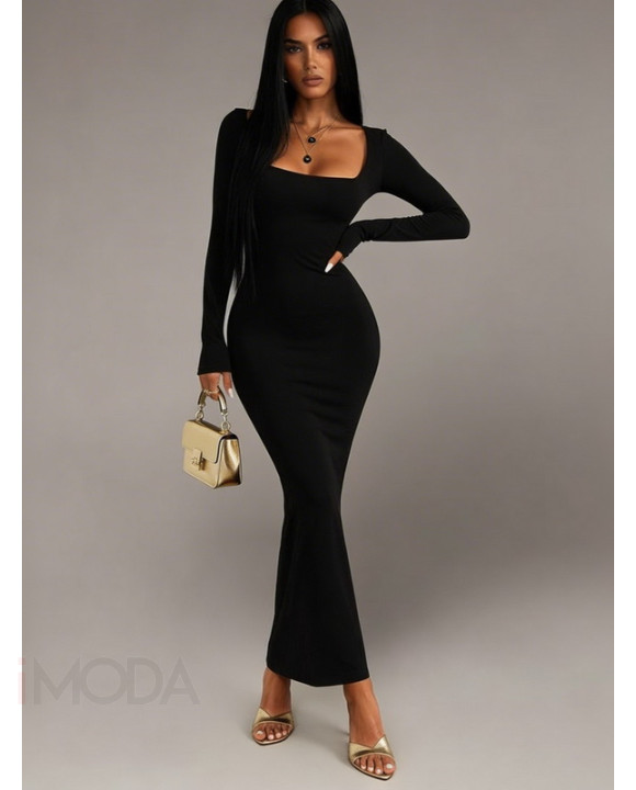 Čierne dlhé šaty-325986-20