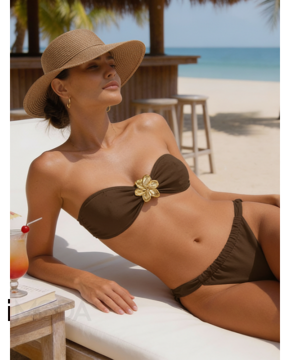 Hnedé dvojdielne plavky-316808-20