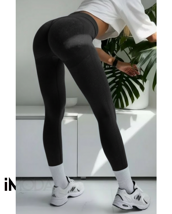 Čierne double push-up legíny-324642-20